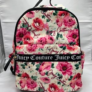 Juicy Couture Floral Backpack NWOT